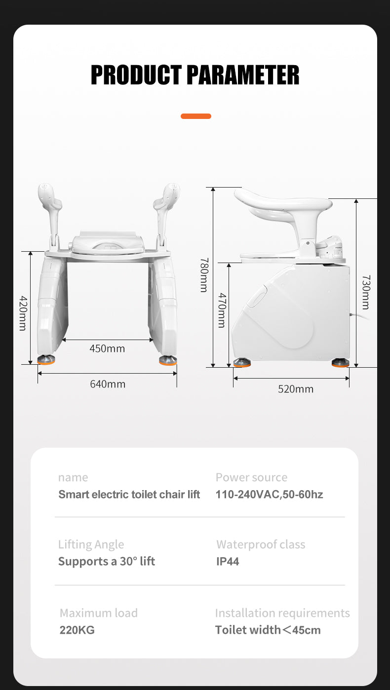 Smart Lift Toilet Chair