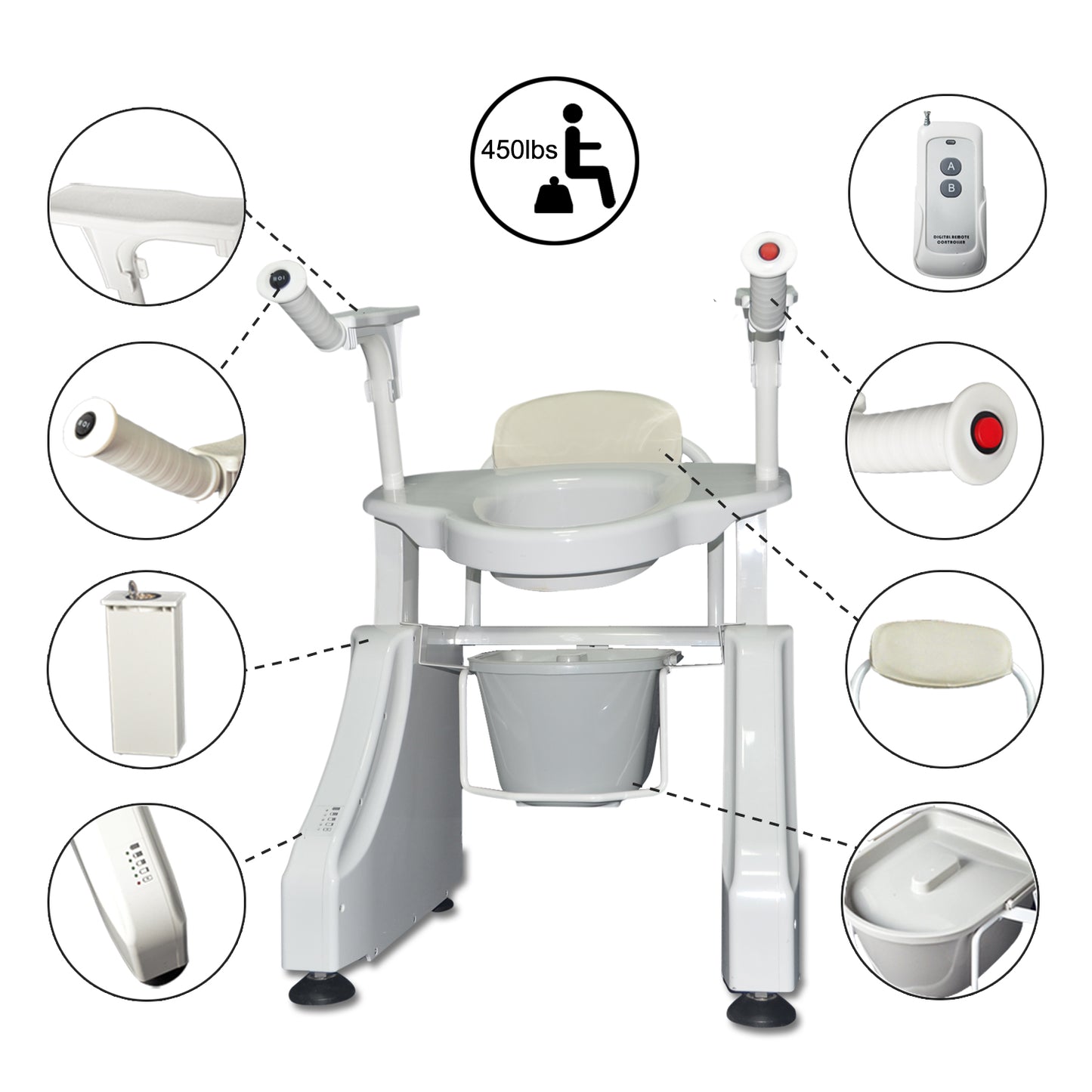 Toilet Lift Seat Add-on model